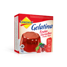 Gelatina Lowçucar Zero Açucar - Frutas Vermelhas